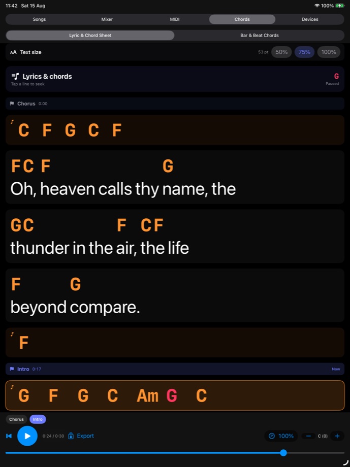 RazielReveal lyric and chord sheet